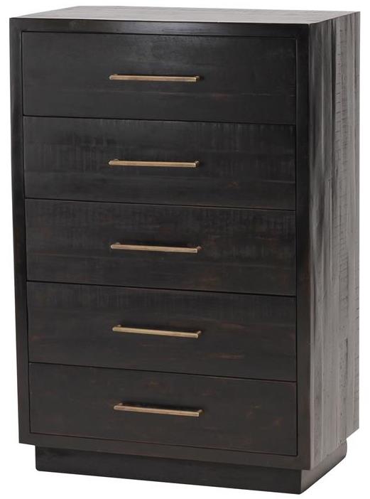 Four Hands Hadley Suki VHAD F185 5 Drawer Tall Boy Chest in